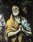 El Greco The Repentant Peter oil painting reproduction